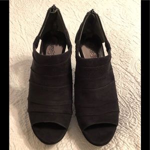 Carlos Santana Open Toe Booties